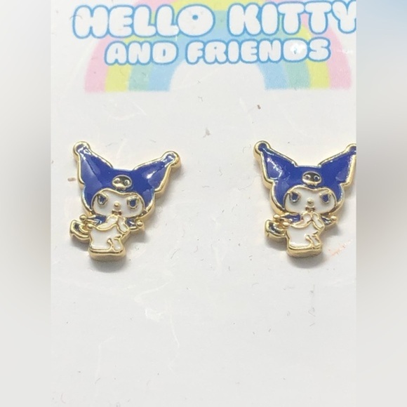 Hello‎ Kitty & Friends Kuromi stud earrings new - Picture 11 of 16